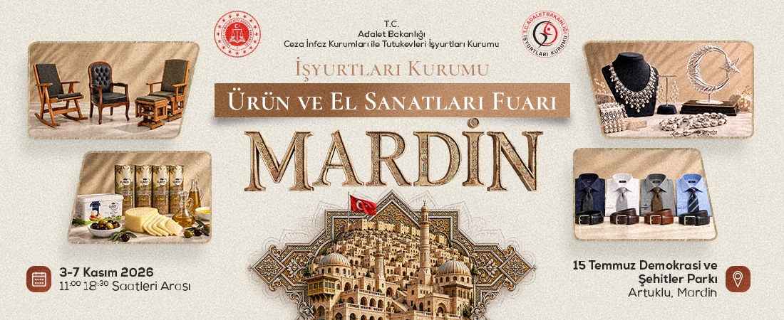 İşyurtları Kurumu Ürün ve El Sanatları Fuarı Mardin’de Açılıyor